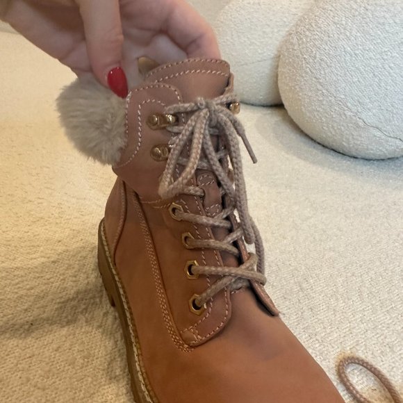 Steve Madden Alaska Lace-Up Bootie Boots - Size 8 - Style ALAS01S1 - Picture 11 of 15